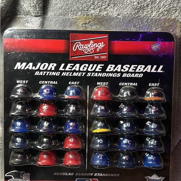Rawlings | Other | Rawlings Mlb Batting Helmet Display Board Red